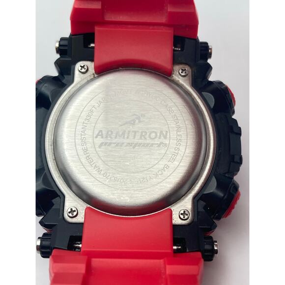 Armitron Pro Sport Mens Digital Analog Multifunction Watch 52mm WR Timer Alarm - Picture 10 of 13